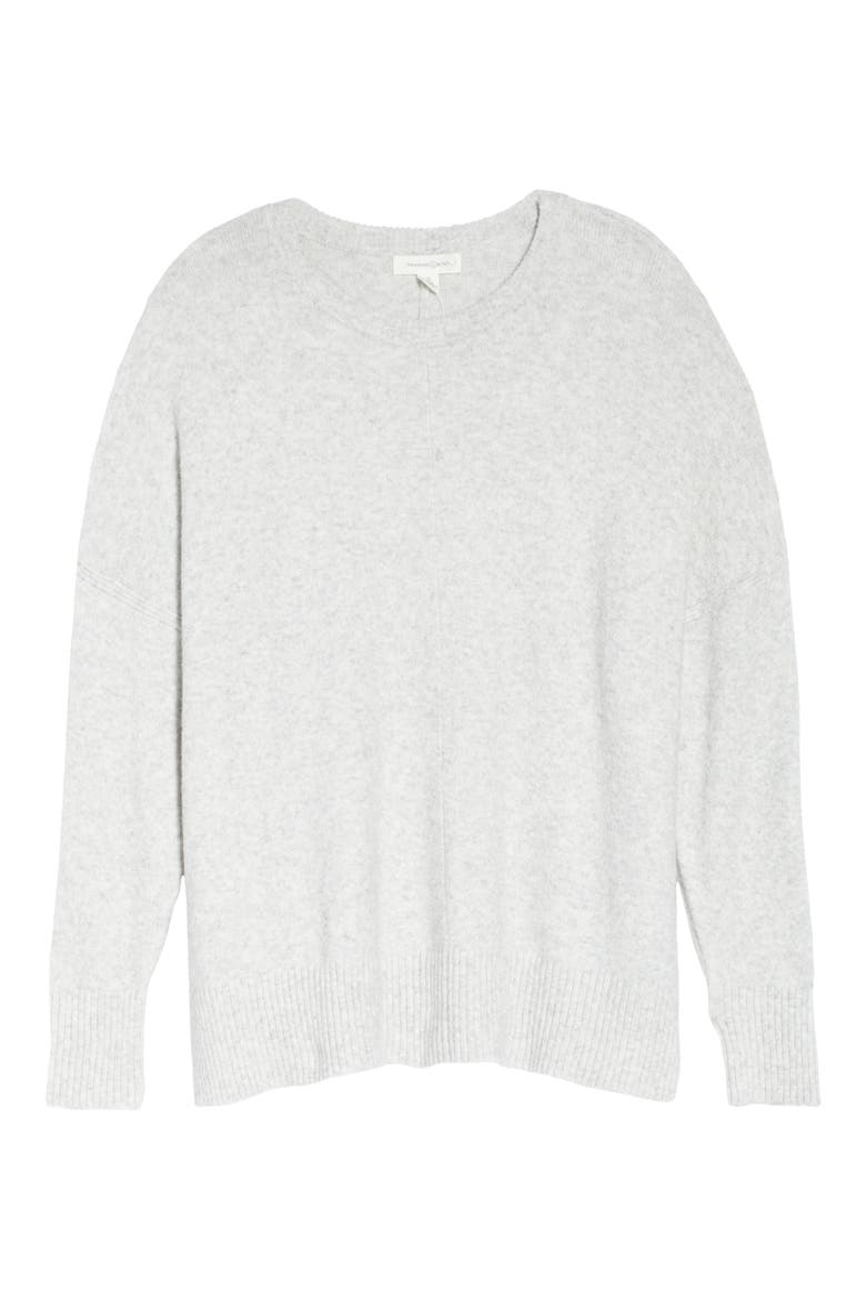 Crewneck Pullover, Alternate, color, GREY LIGHT HEATHER