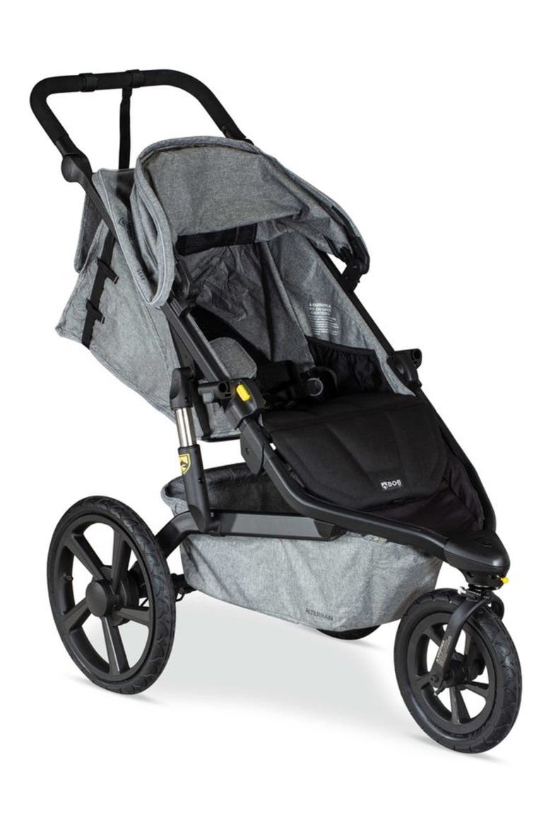 Single Jogging Stroller Adapter for Cybex, Maxi Cosi & Nuna Infant Car Seats, Main, color, SILVER