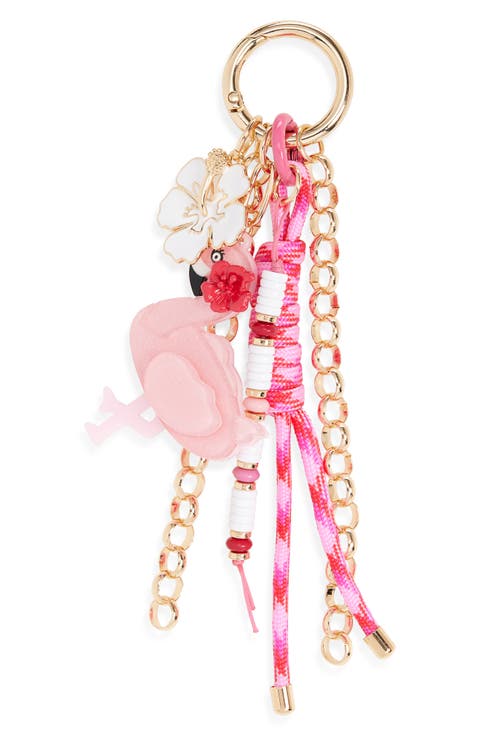Flamingo Cluster Bag Charm