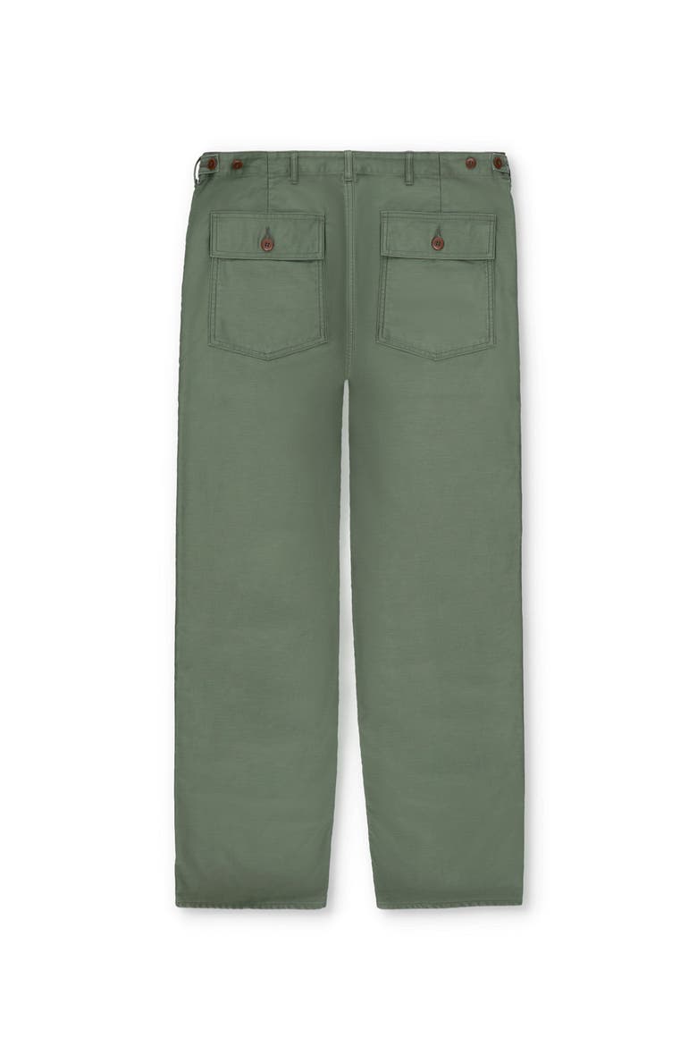 Newfatigue Satin Pocket Trousers, Alternate, color, GREEN