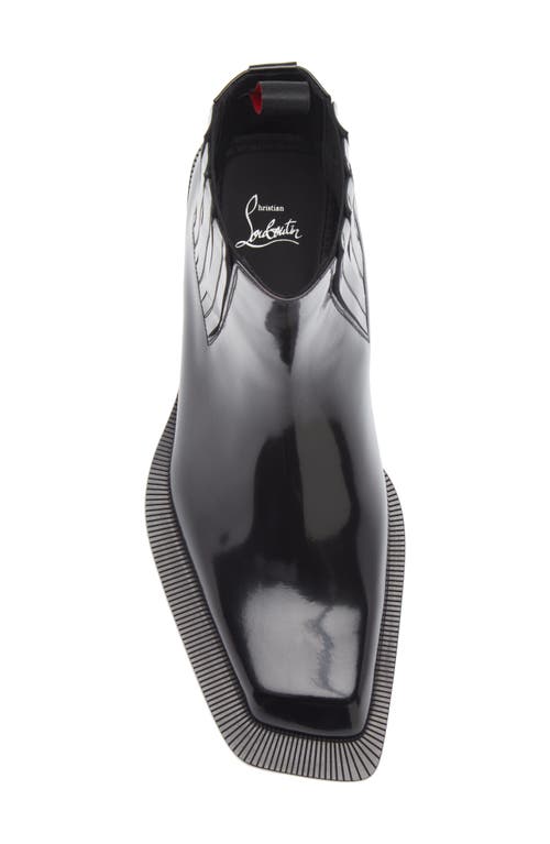 Shop Christian Louboutin Caraca Chelsea Boot In Bk01-black