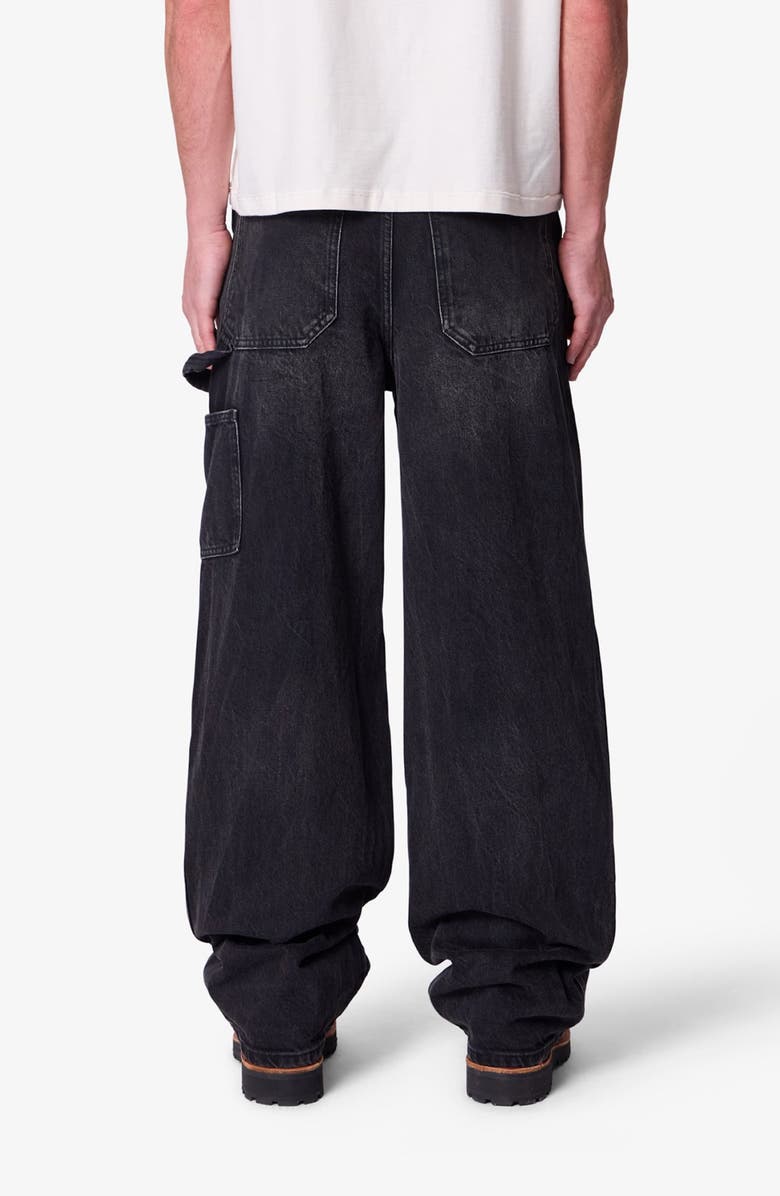 mnml Western Jewel Carpenter Jeans, Alternate, color, Washed Black