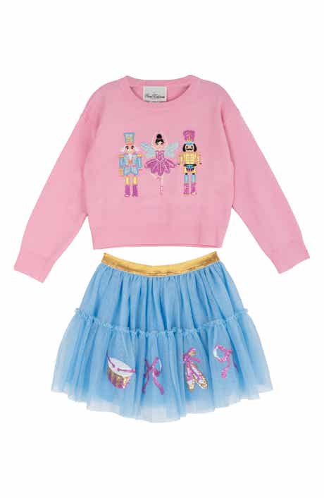 Kids' Nutcracker Sweater & Tutu Skirt Set