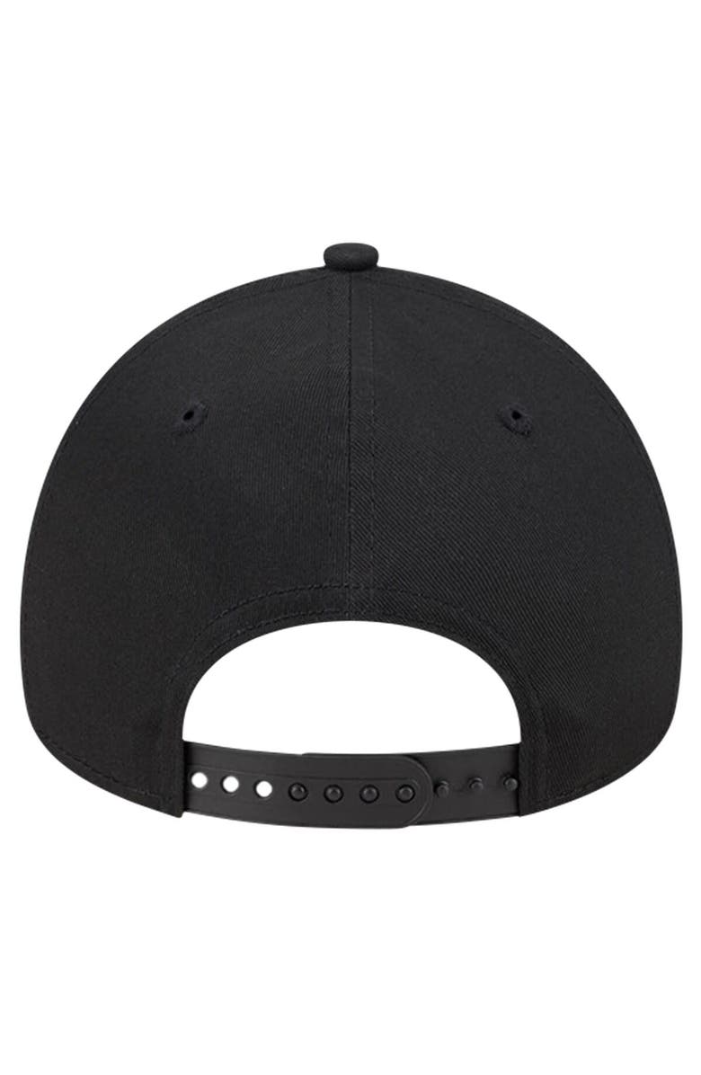 New Era Men's New Era Black San Francisco Giants Team Color A-Frame 9FORTY Adjustable Hat, Alternate, color,