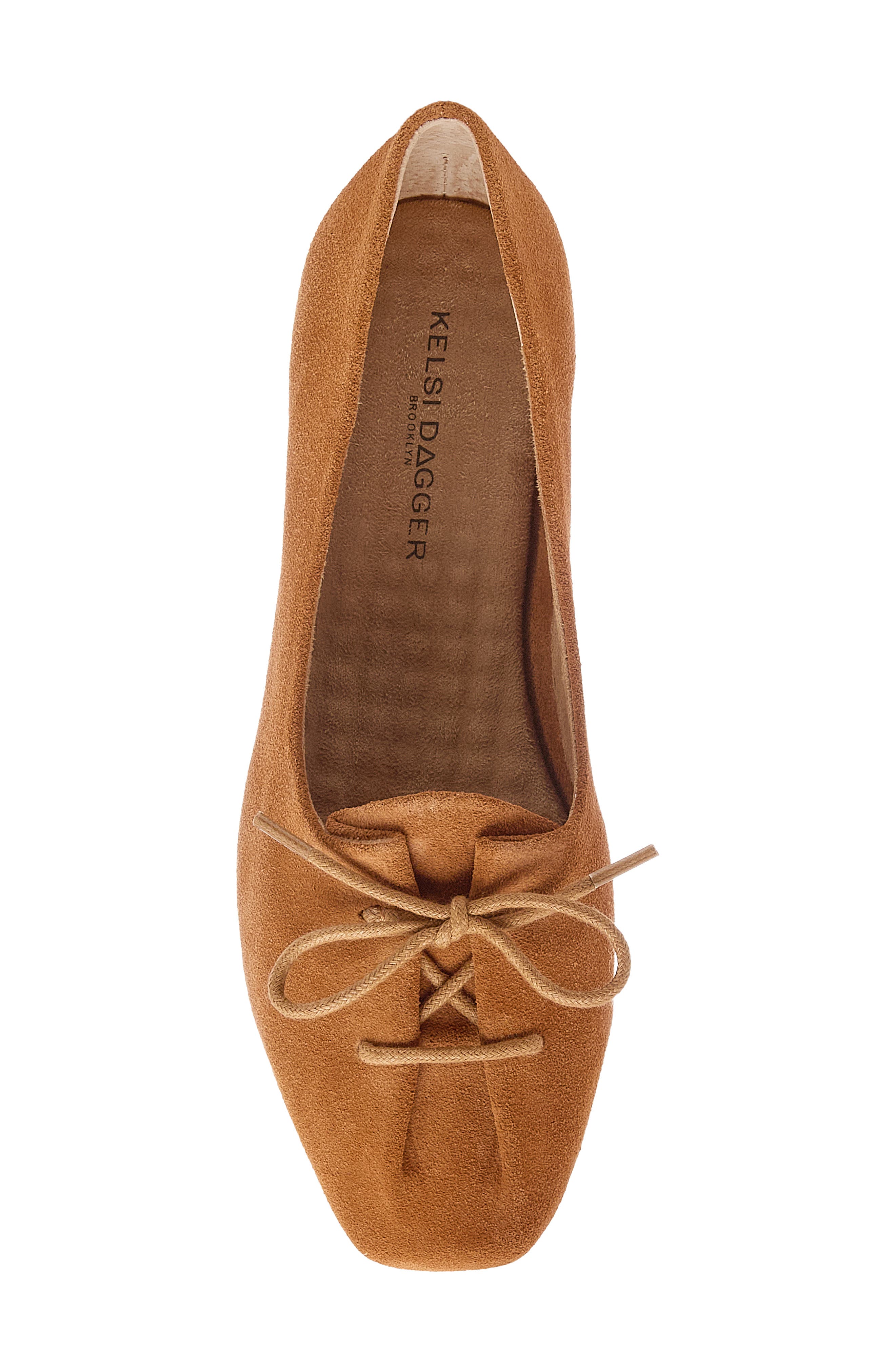 Freddie Ballet Flat, Alternate, color, BURNT COGNAC