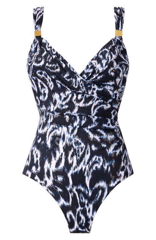 Miraclesuit ® Adorn Siren One-piece Swimsuit In Black/white
