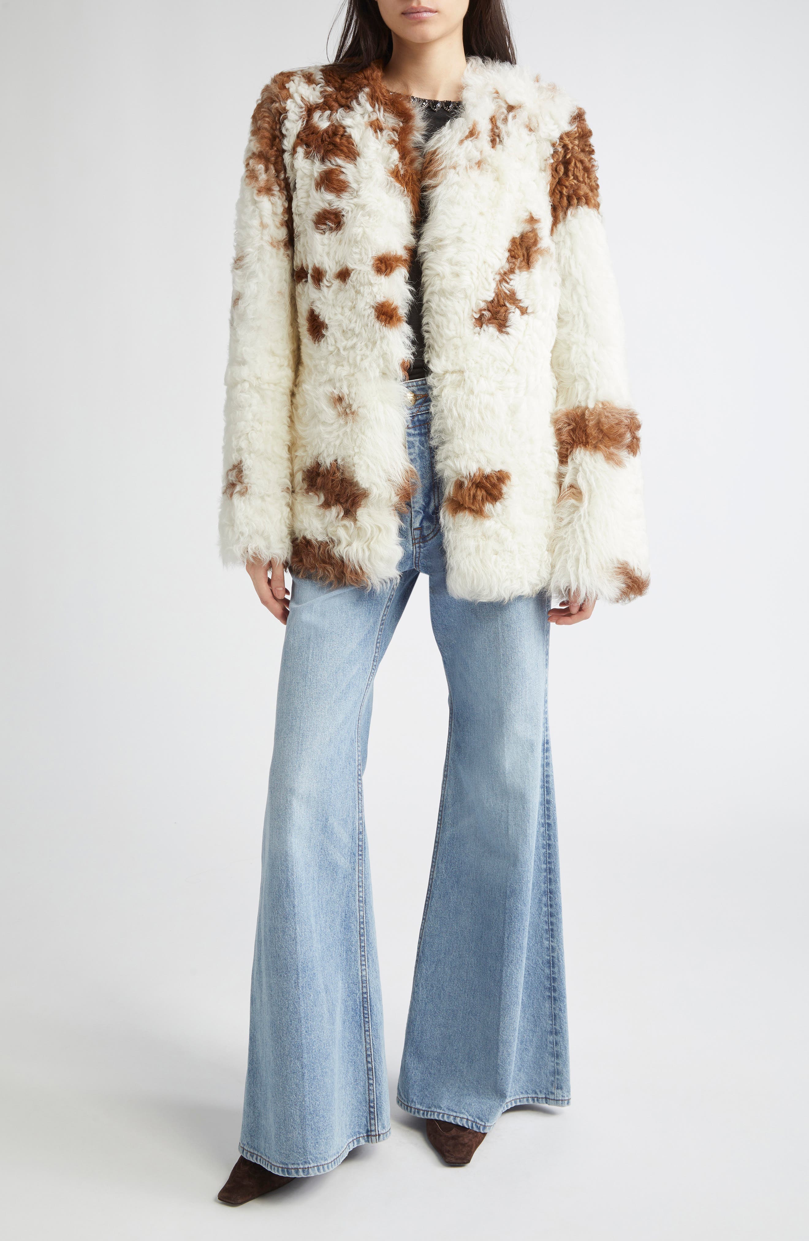 Hypnotic Spot Genuine Shearling Jacket - image 2
