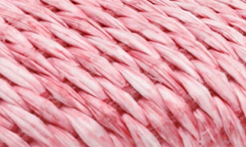 Anne Klein Luci Cap Toe Ballet Flat In Pink Raffia