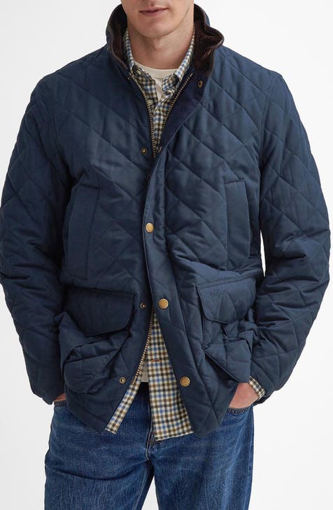 Quilted cotton jacket mens hotsell