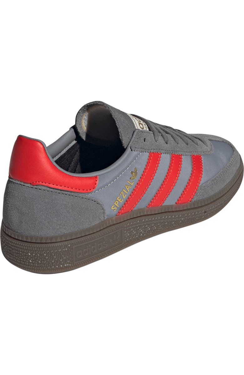 adidas Kids' Handball Spezial Sneaker, Alternate, color, Grey/ Grey/ Red