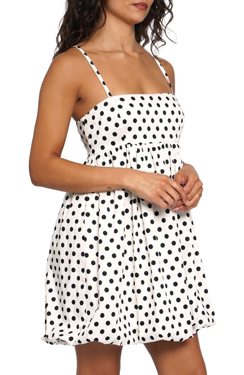 Bubble Hem Spaghetti Strap Minidress