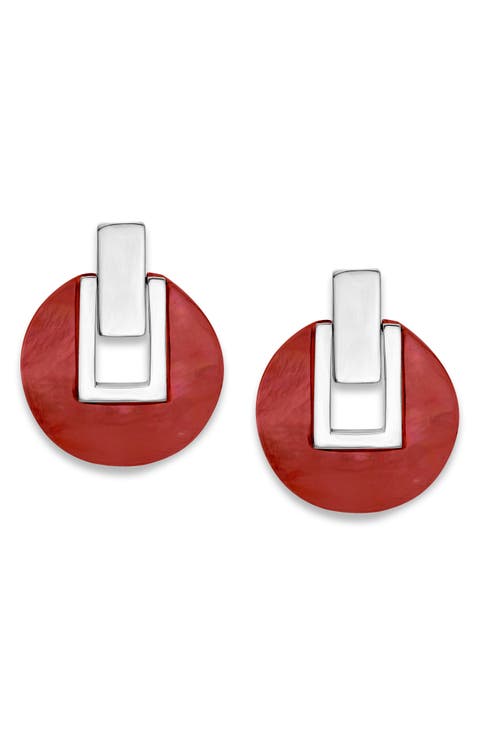 Round Hinge Earrings