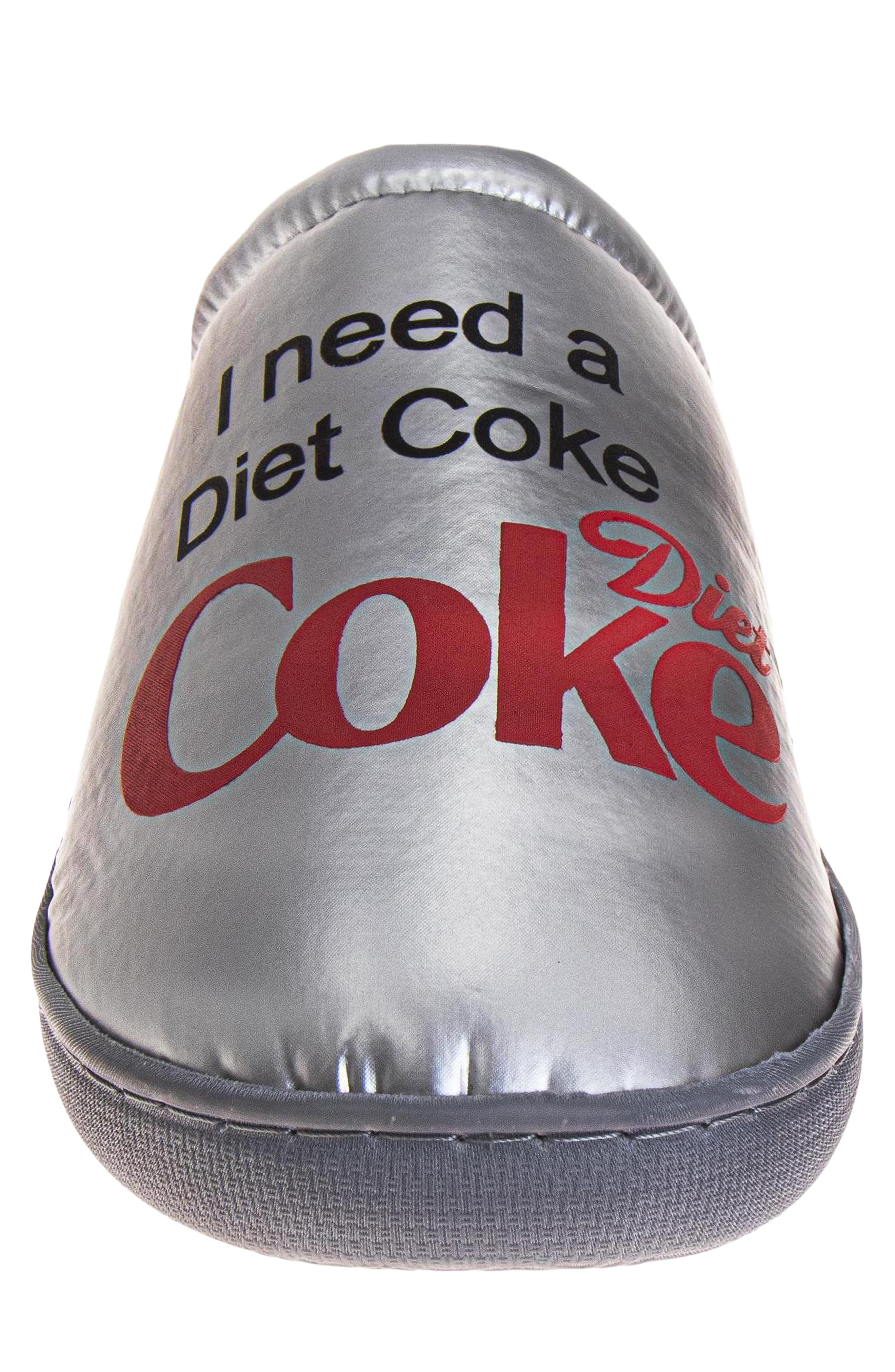 Diet Coke® Slipper, Alternate, color, GREY