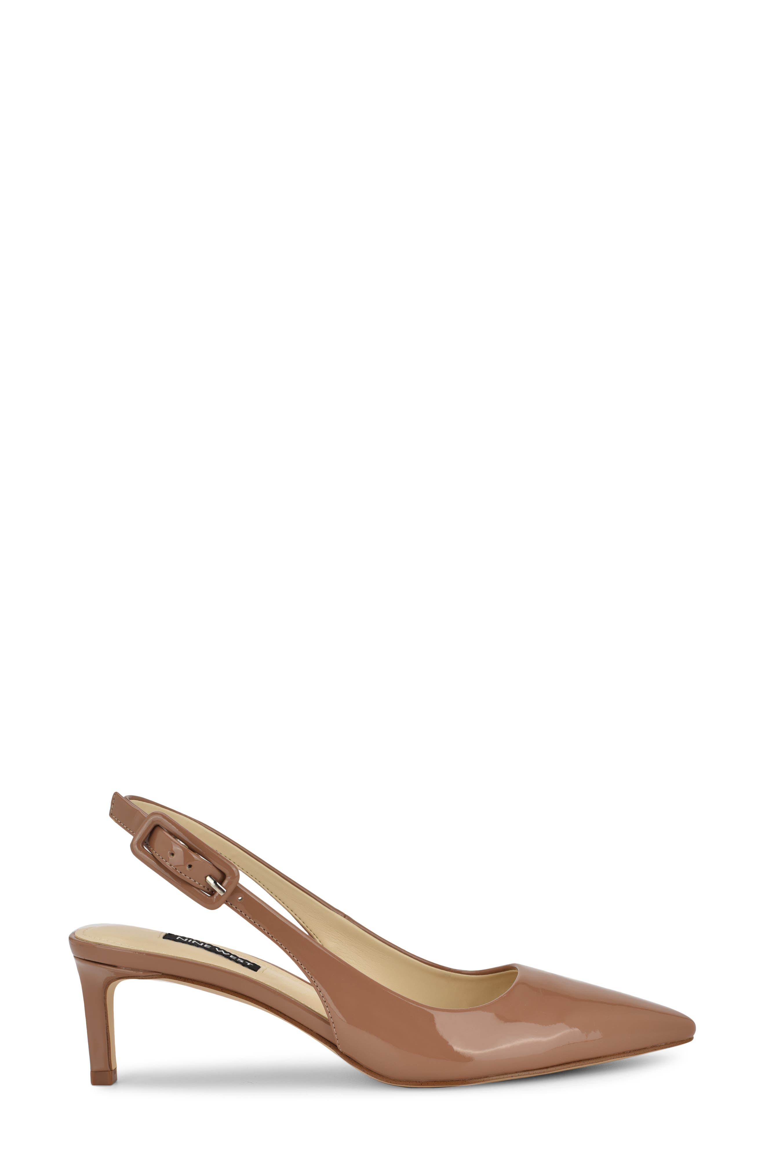 Yurri Pointed Toe Slingback Pump, Alternate, color, MEDIUM NATURAL