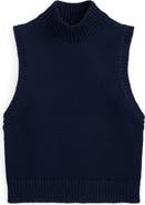 Polo Ralph Lauren Sleeveless Cotton Blend Turtleneck Sweater