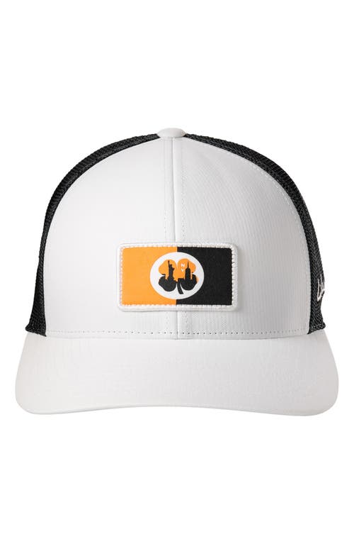 Black Clover New York Clover Patch Snapback Hat In White