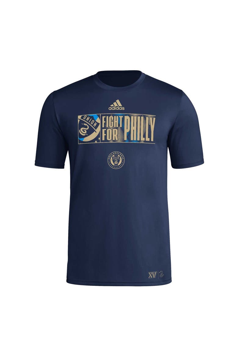 Men's adidas Navy Philadelphia Union 2024 Jersey Hook AEROREADY T-Shirt, Alternate, color, Navy