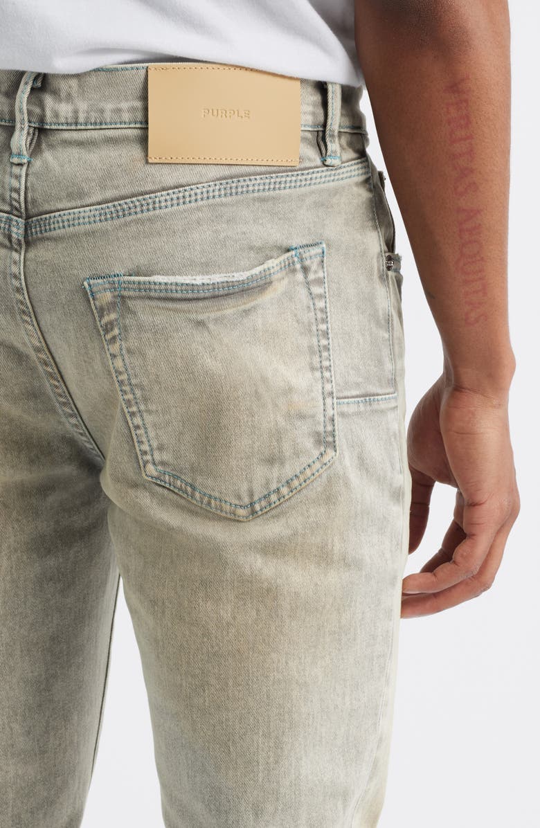 PURPLE BRAND Nitric Dirty Wash Skinny Jeans, Alternate, color, Tan