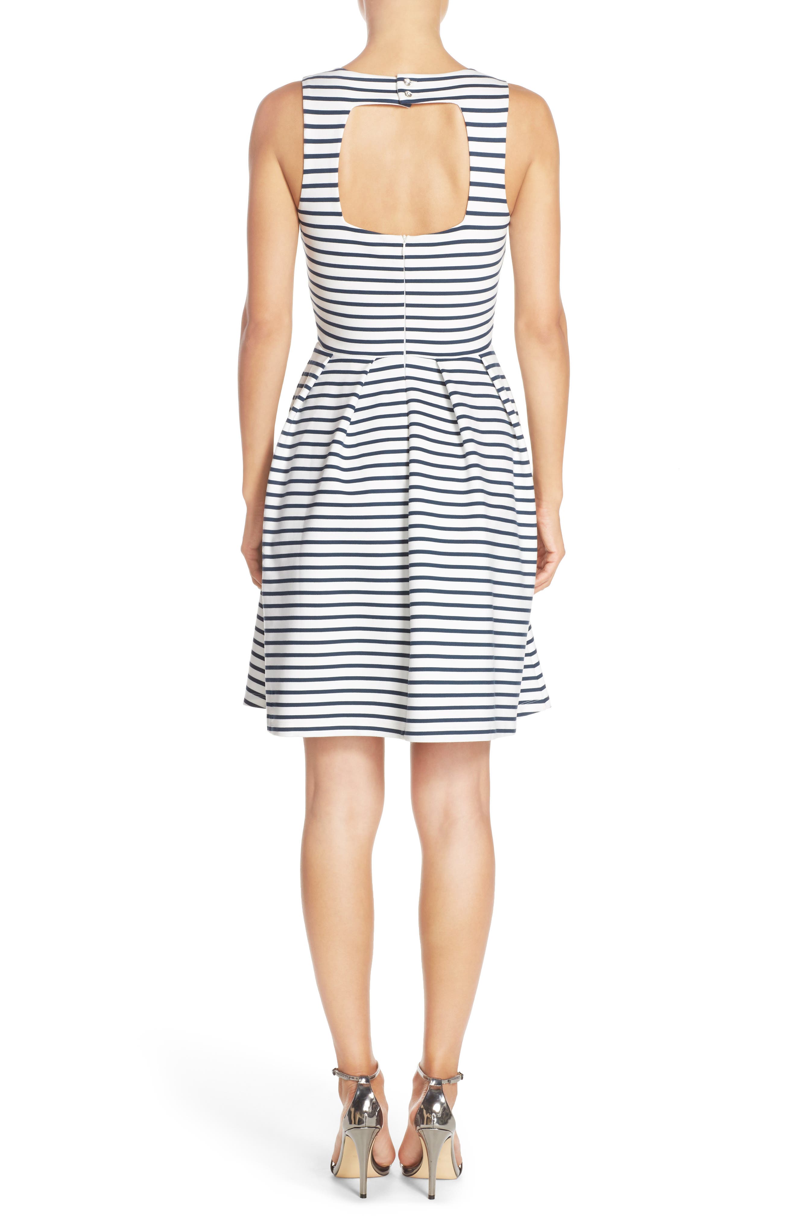 Felicity & Coco Ming Stripe Fit & Flare Dress (Women) | Nordstrom