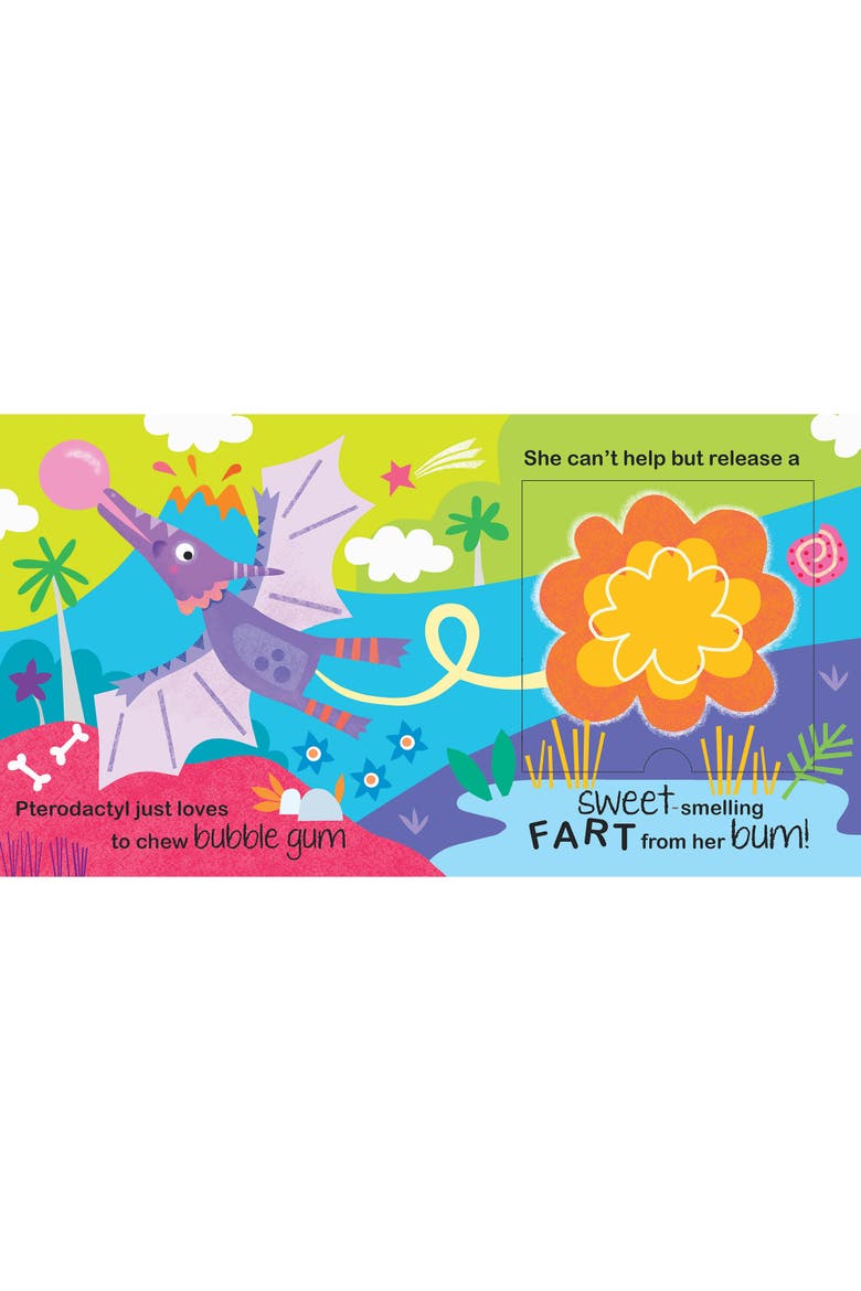 Scratch & Sniff Book, Dino Farts, Age 3+, Alternate, color, Multicolored