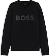 BOSS Salbo Tonal Logo Crewneck Sweatshirt