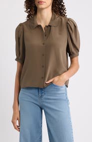 FRAME The Prim Silk Shirt