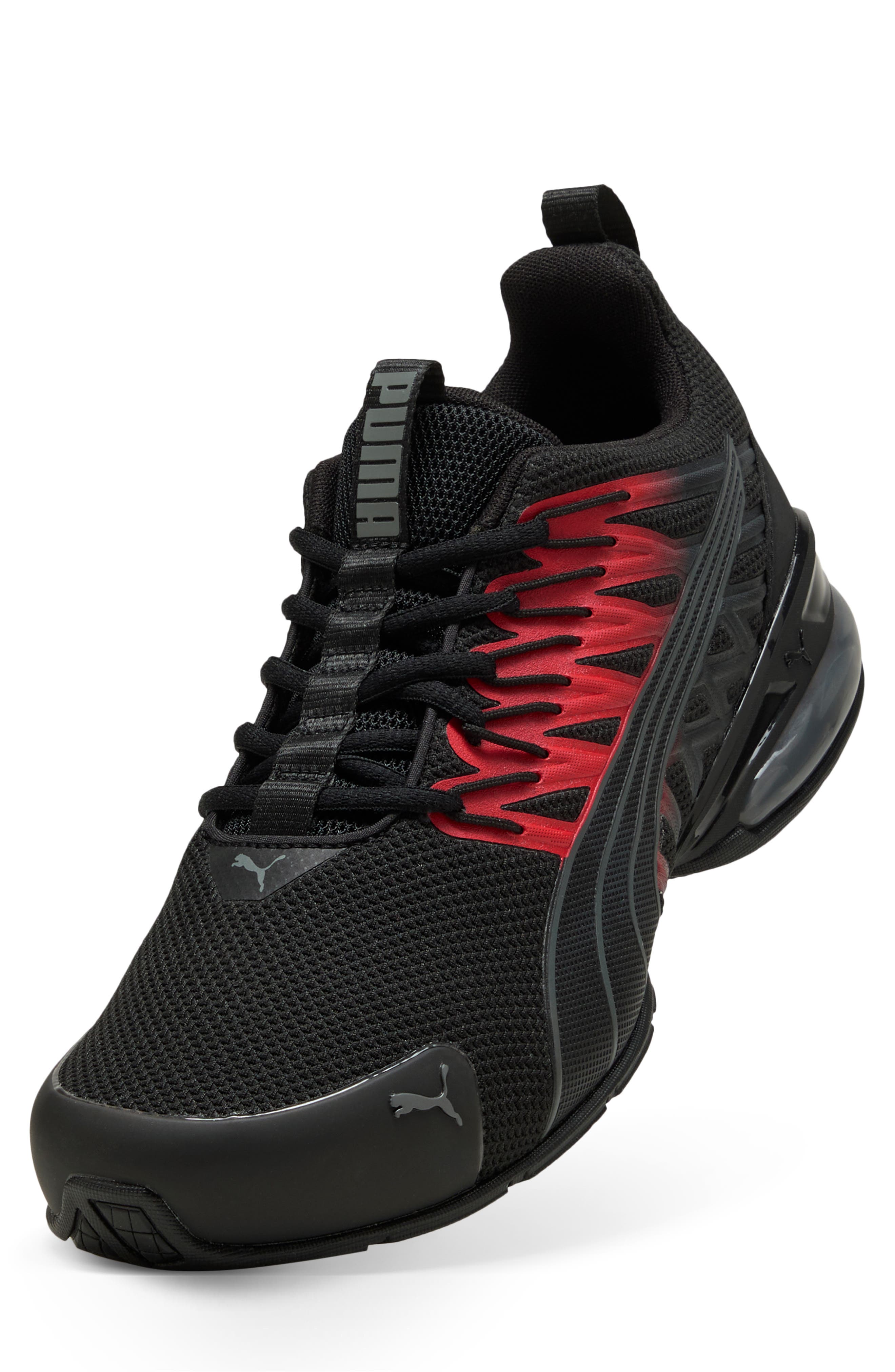 PUMA Voltaic Eco Sneaker, Alternate, color, Puma Black/ Dark Gray/ Red