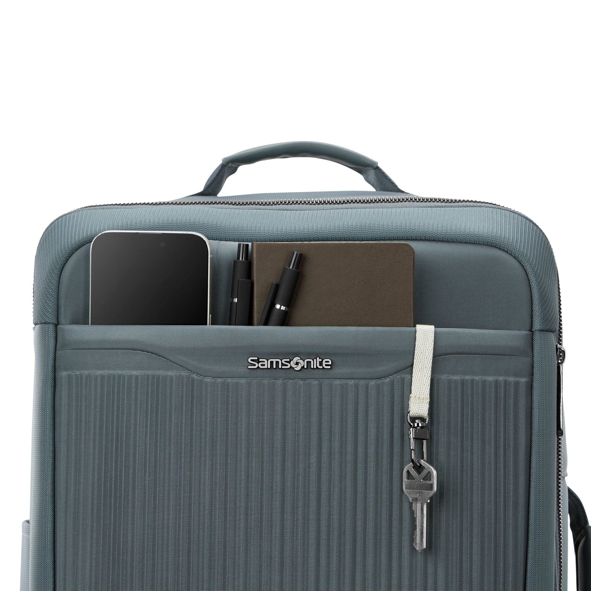 Silhouette 18 Travel 20" Carry On Laptop Backpack, Alternate, color, Slate Blue