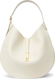 Polo Ralph Lauren Large Polo ID Leather Shoulder Bag