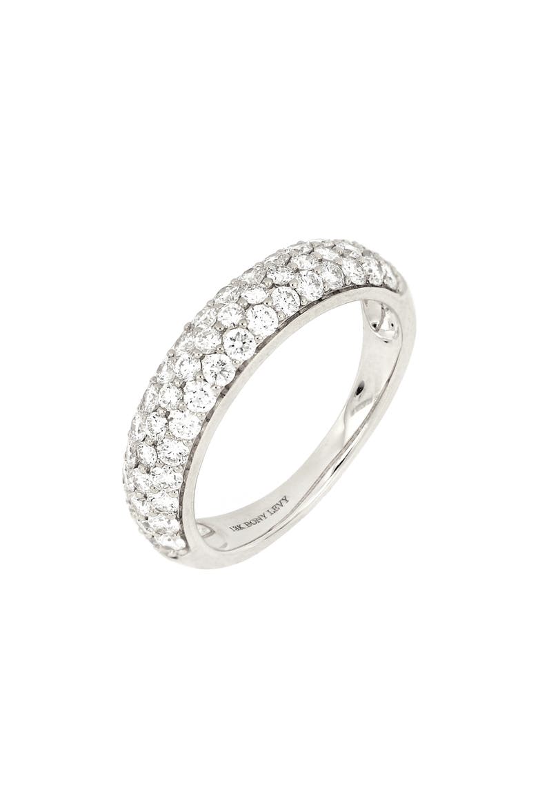 Katharine Diamond Dome Ring (Nordstrom Exclusive), Main, color, 18KW