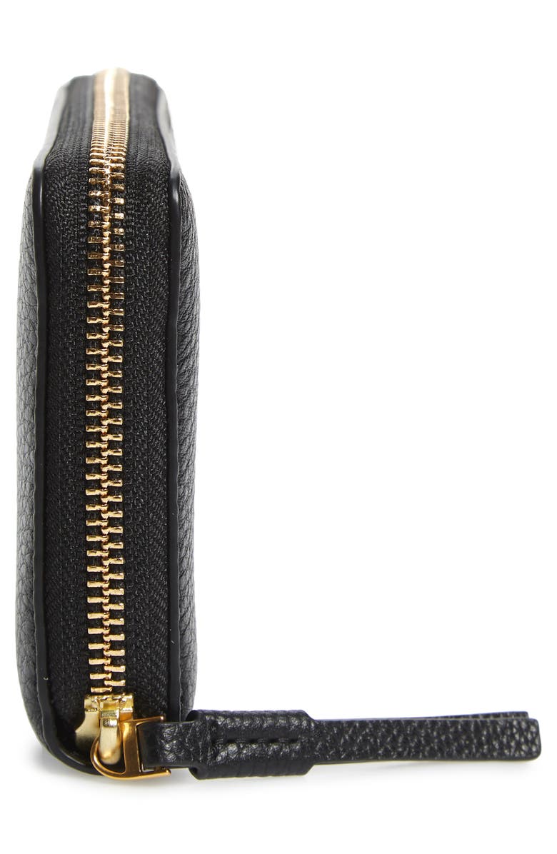 Tory Burch Perry Leather Continental Zip Wallet, Alternate, color, 