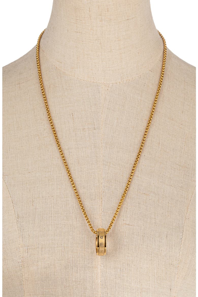 Men's Jayden Pendant Necklace, Alternate, color, GOLD