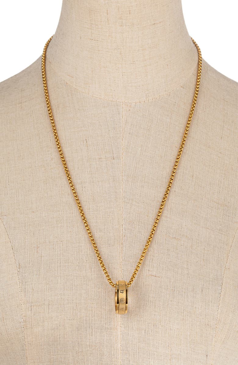 EYE CANDY LOS ANGELES Men's Jayden Pendant Necklace, Alternate, color, Gold