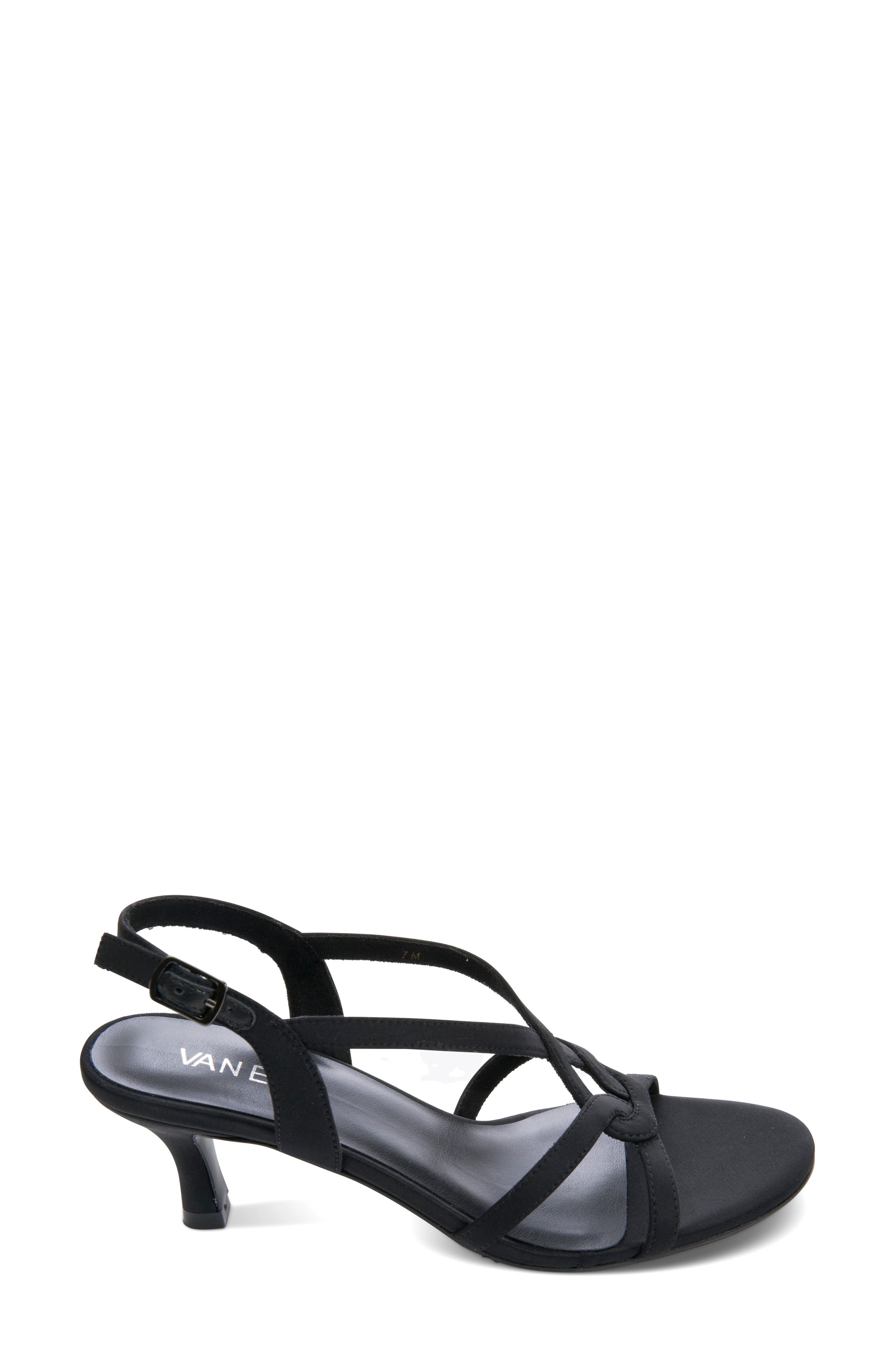 VANELi Monde Strappy Slingback Sandal, Alternate, color, Black