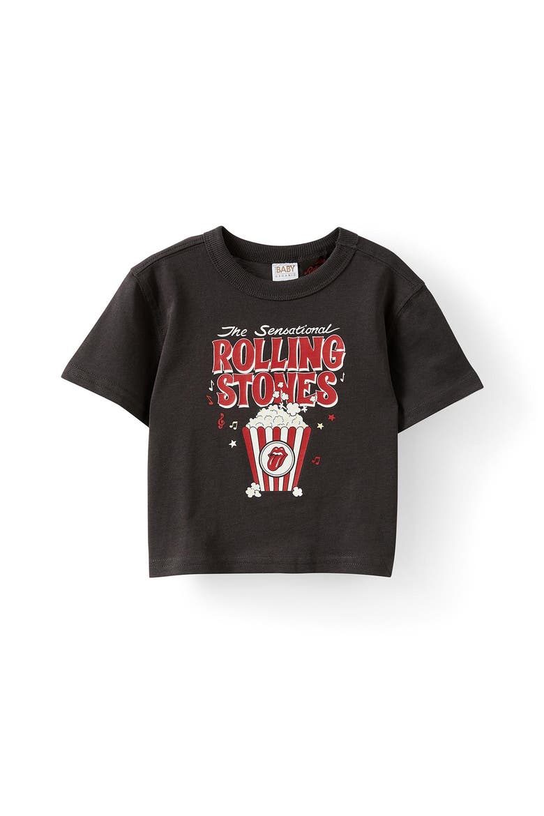 Baby Short Sleeve License Tee, Main, color, Phantom Rolling Stones