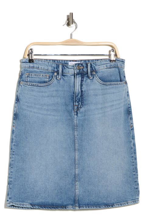 Good '90s Denim Midi Skirt