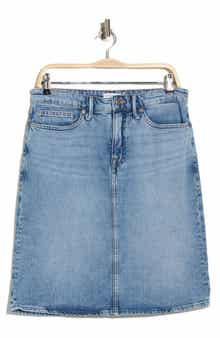 Good American Good '90s Denim Midi Skirt