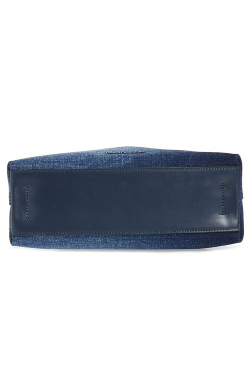 JW ANDERSON JW ANDERSON JWA CORNER DENIM TOP HANDLE BAG