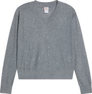 Emme Sequin V-Neck Sweater