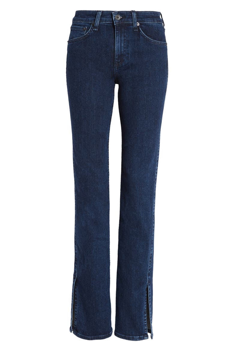 Cate Ripped Skinny Jeans, Main, color, NIGHT BLUE