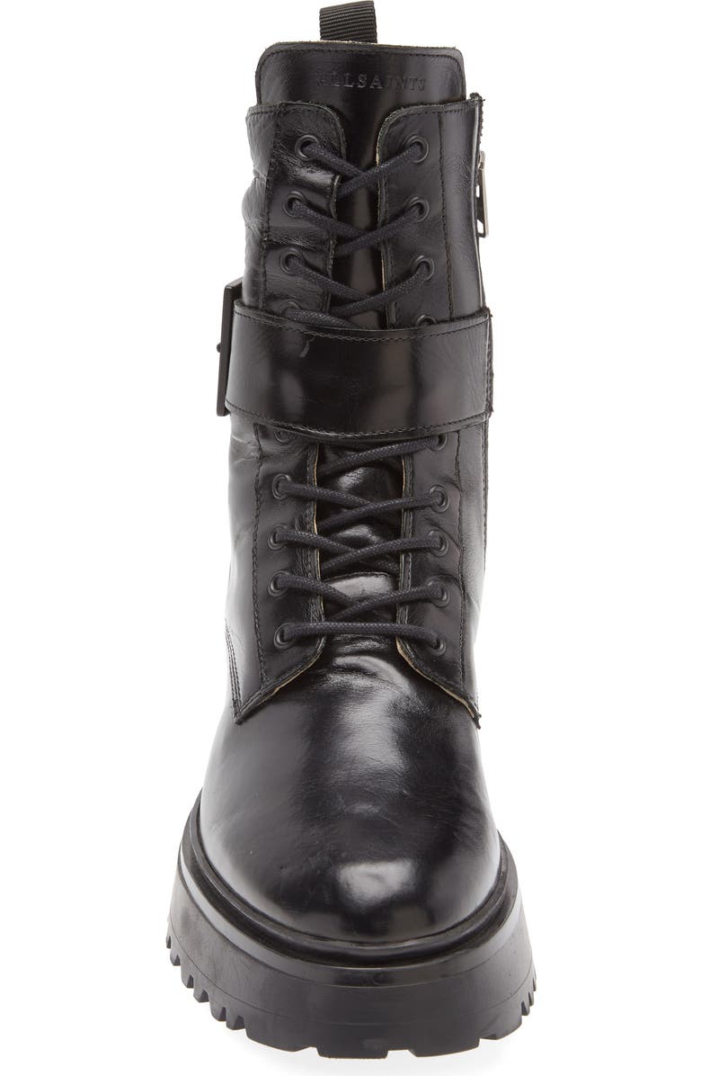 AllSaints Onyx Lug Sole Boot, Alternate, color,