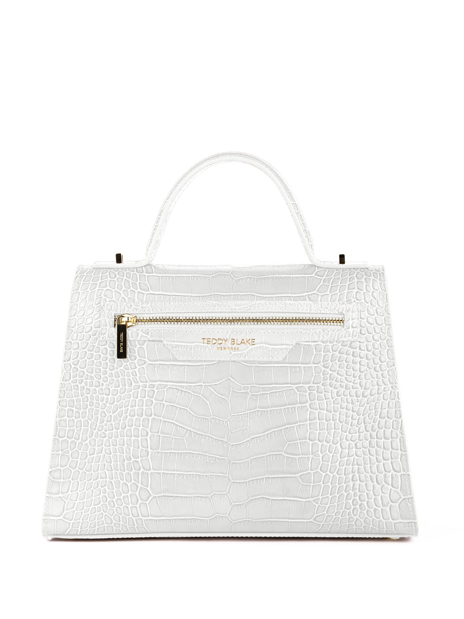 Teddy Blake Ava Croco  11", Alternate, color, White