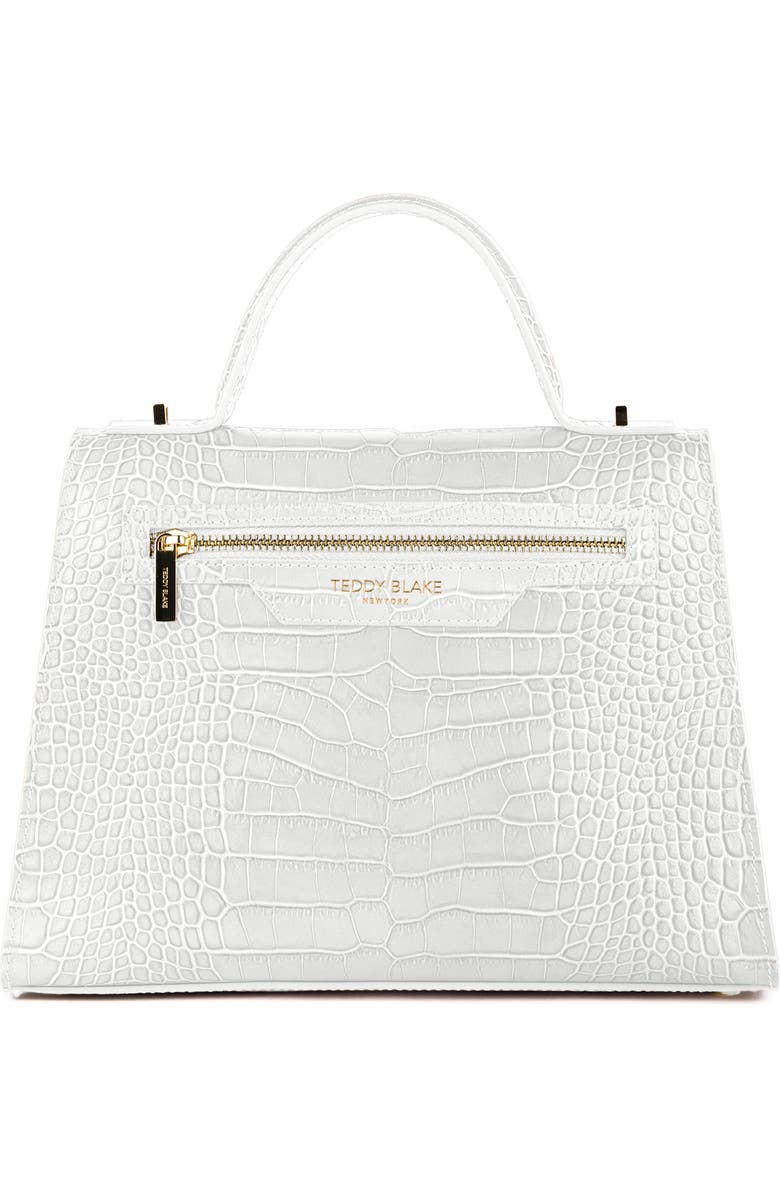 Teddy Blake Ava Croco 11", Alternate, color, White
