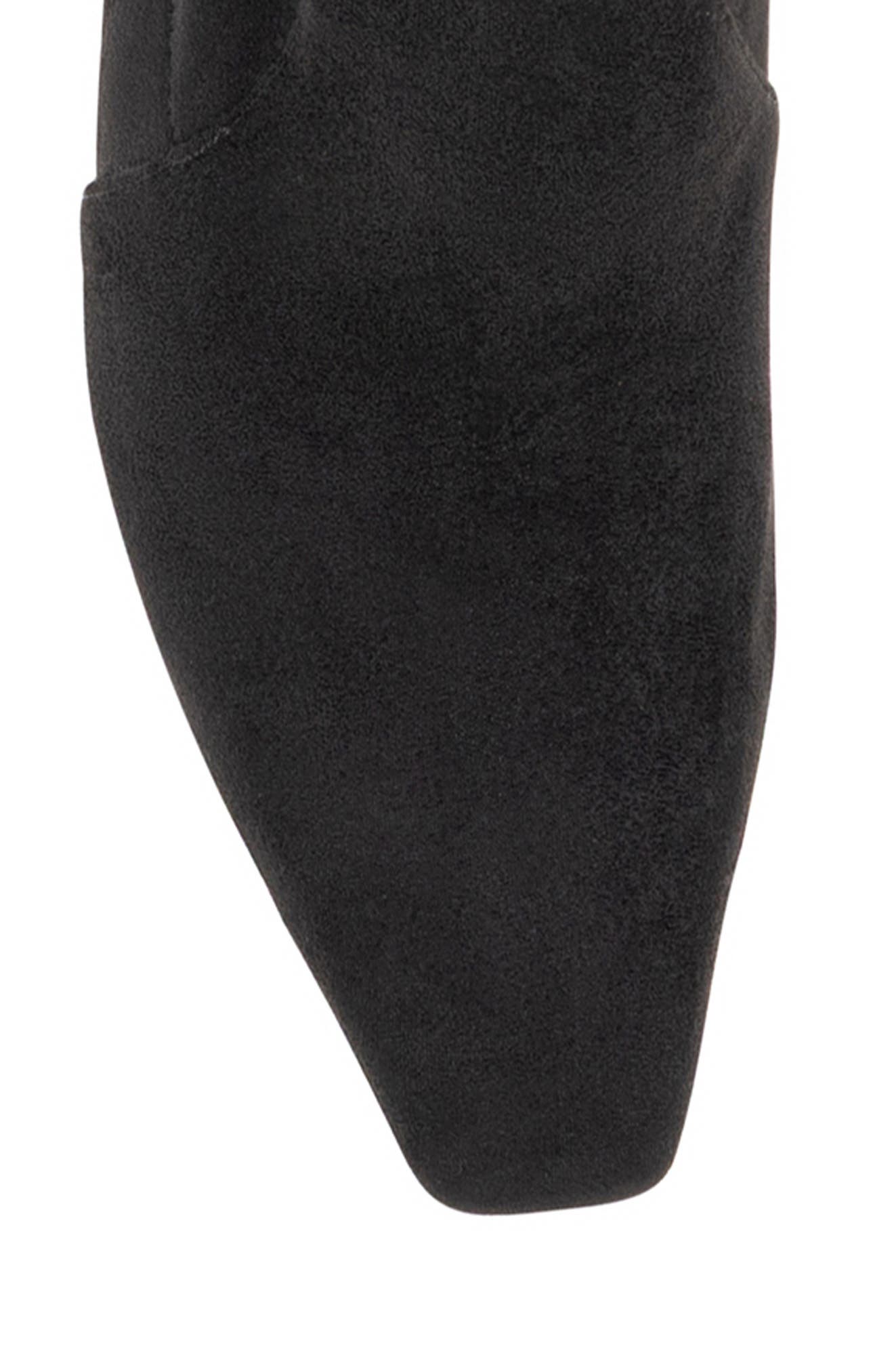 Donald Pliner Kitten Heel Knee High Boot, Alternate, color, Black