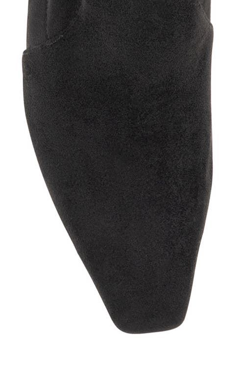 Donald Pliner Kitten Heel Knee High Boot In Black