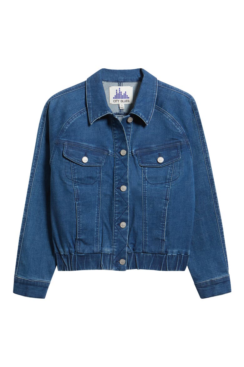 Denim Bomber Jacket, Alternate, color, MEDIUM INDIGO