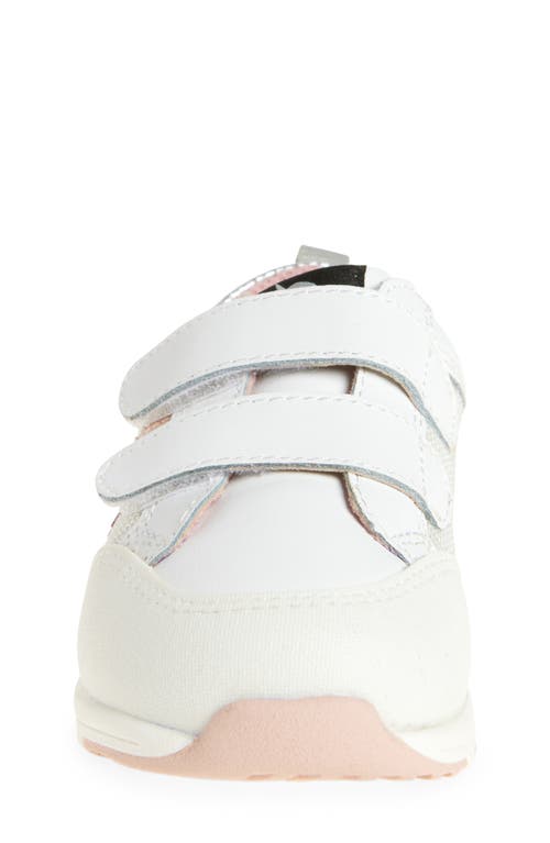 Shop Old Soles Kids' Squad Sneaker In Snow/powder Pink/silver