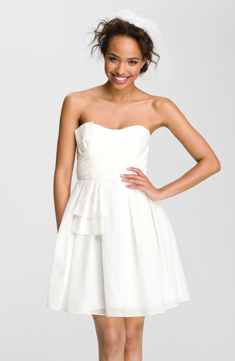 Jill Jill Stuart Sweetheart Neckline Bow Detail Dress, Main, color,