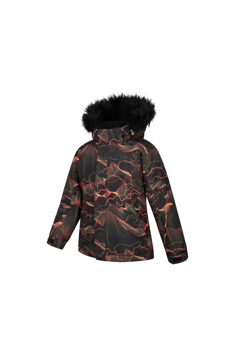Childrens/Kids Berg Abstract Ski Jacket, Alternate, color, Black