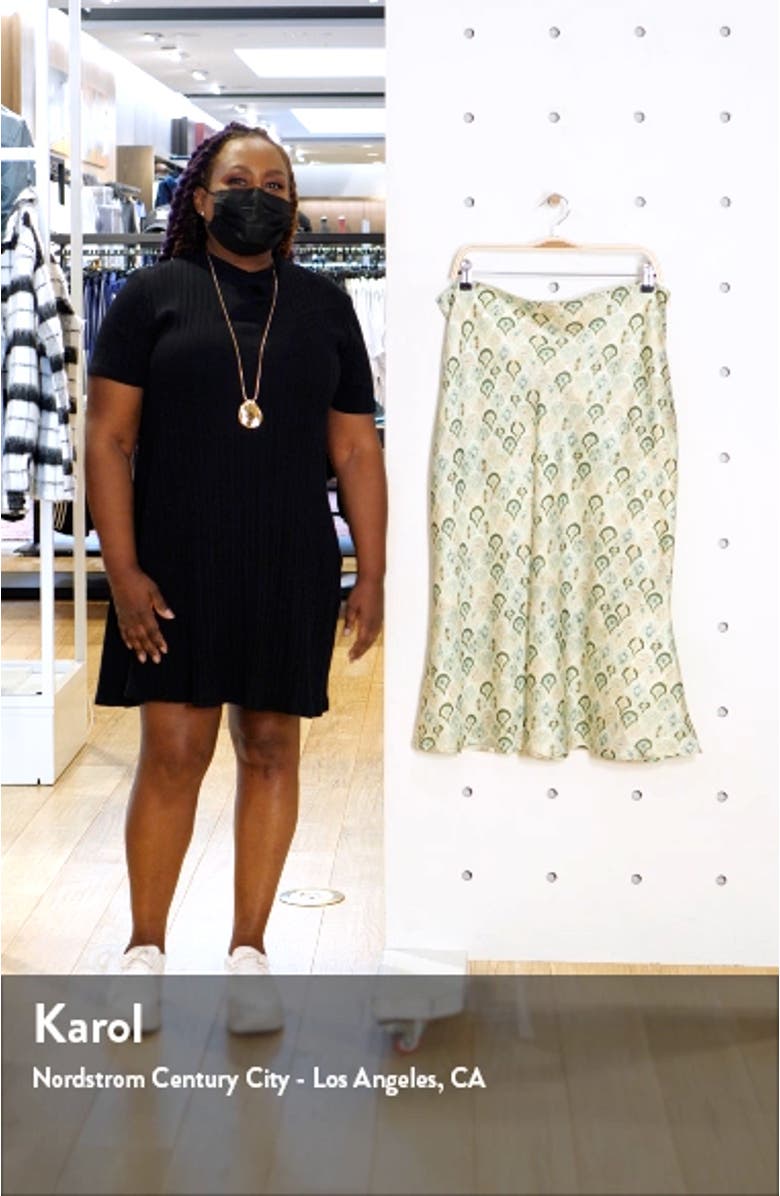 Marble Print Slip Skirt, sales video thumbnail